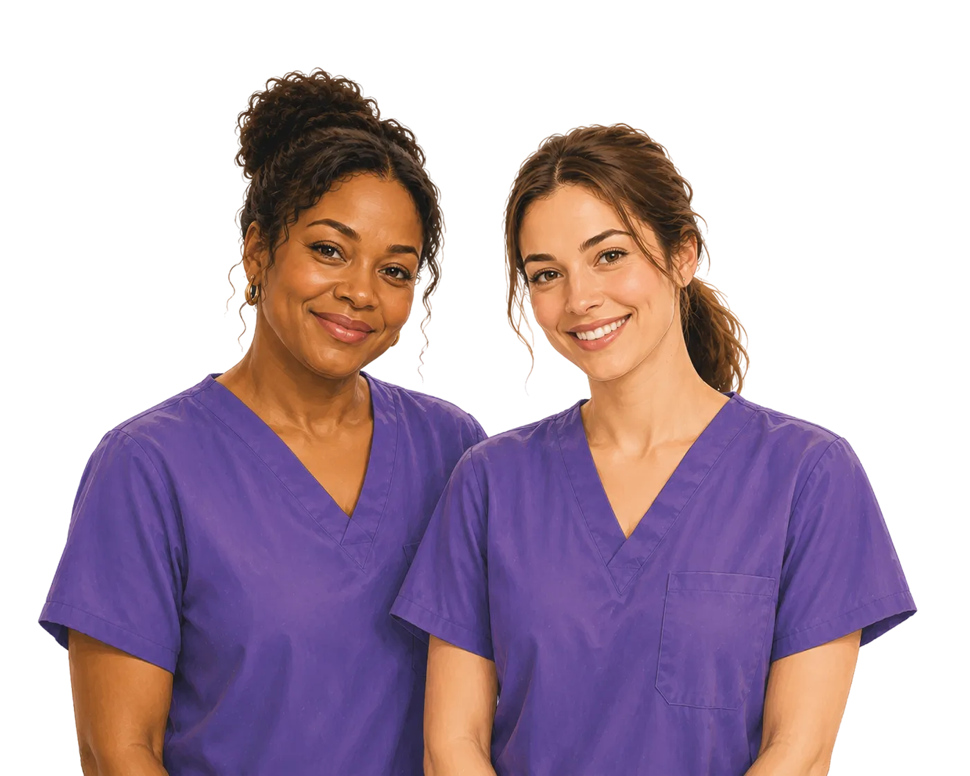 Good Hands caregivers ready to help with attendant care