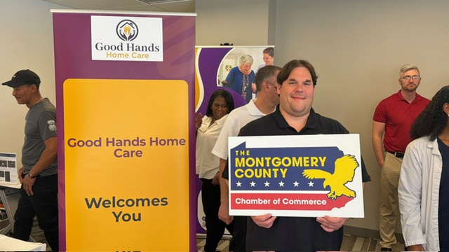 Good Hands Home Care at the Montgomery County Chamber of Commerce