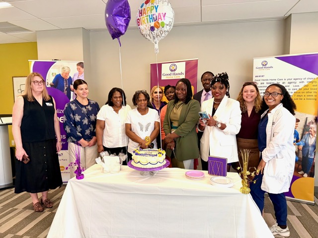 Good Hands Home Care staff group photo